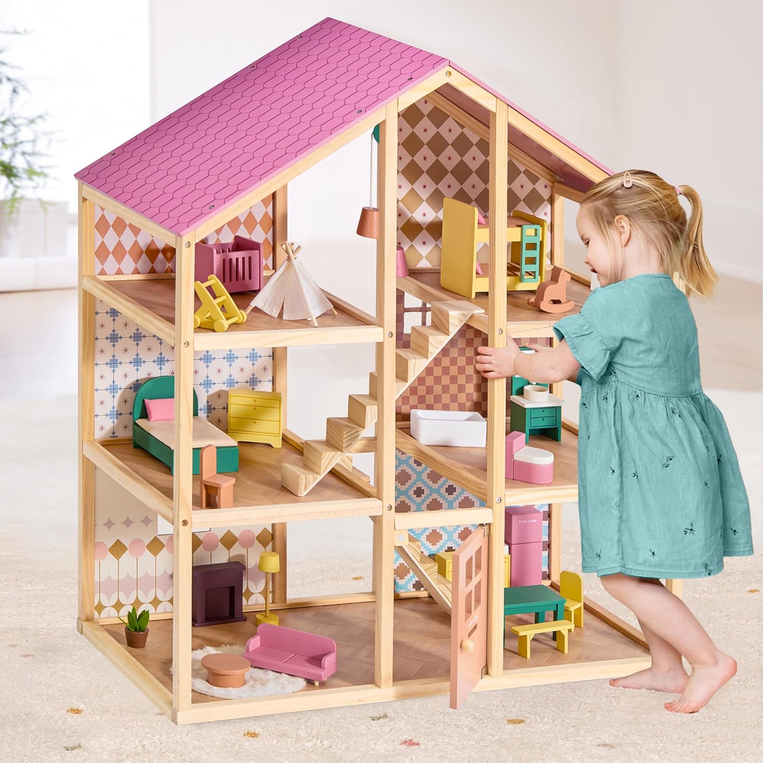 Montessori Shelf Toy - Montessori Book and Toy Shelf for