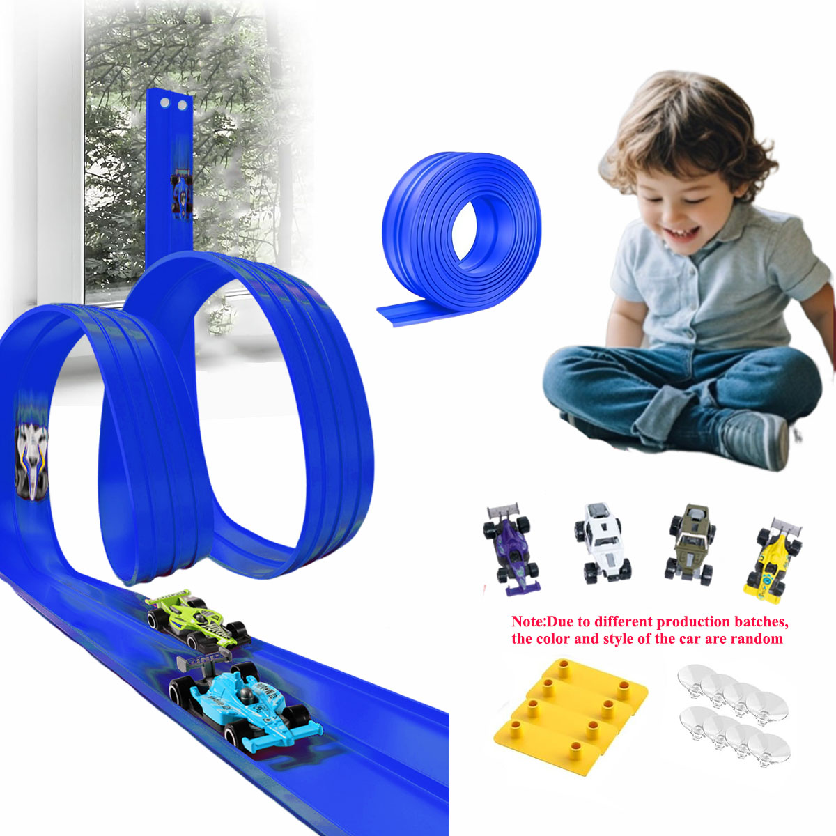 Kids Education Things - Net Bag 13Ft/16.3Ft Flexible Track Toy