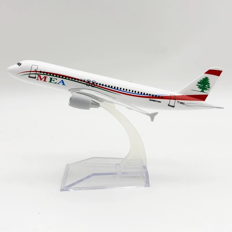 Kids Education Things - Souvenir Toy Planes 16CM A320 MEA