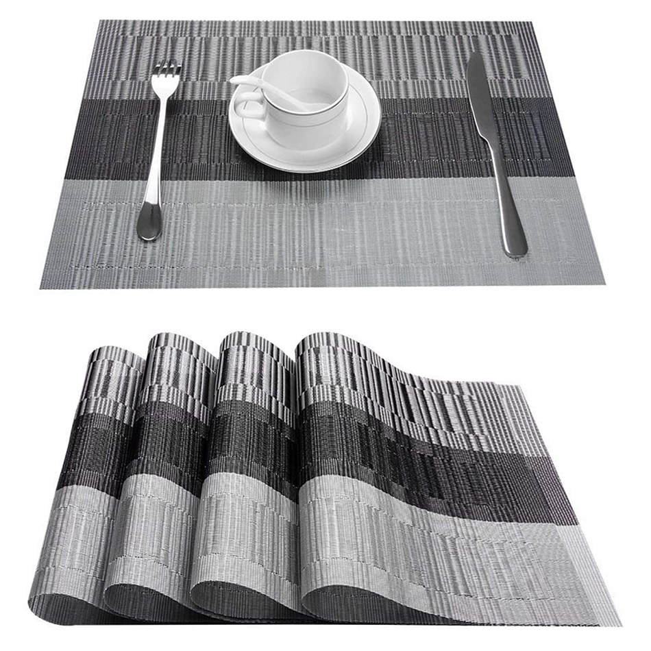 Multiplication Table Mat - Placemats for Dining Table PVC Bamboo