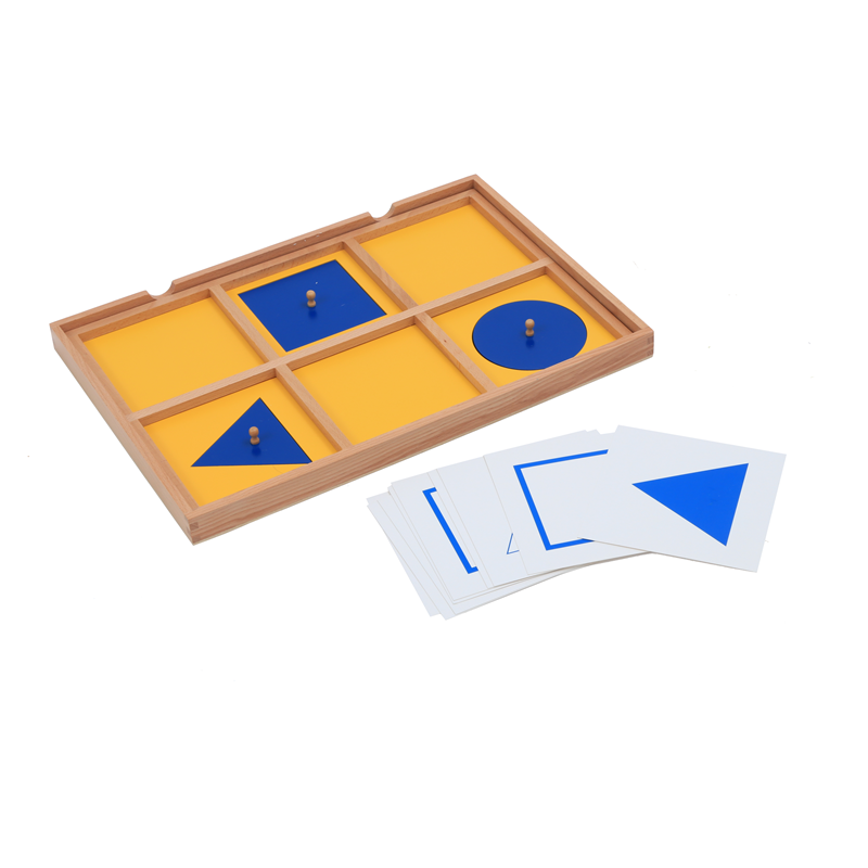 Montessori Shelf Toy - Montessori Sensory Toys Geometric Demonstration Tray