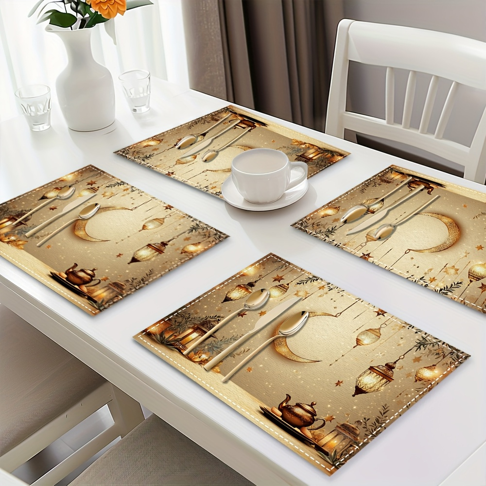4PC Ramadan Lantern Moon Stars - огляд і ціна Multiplication Table Mat