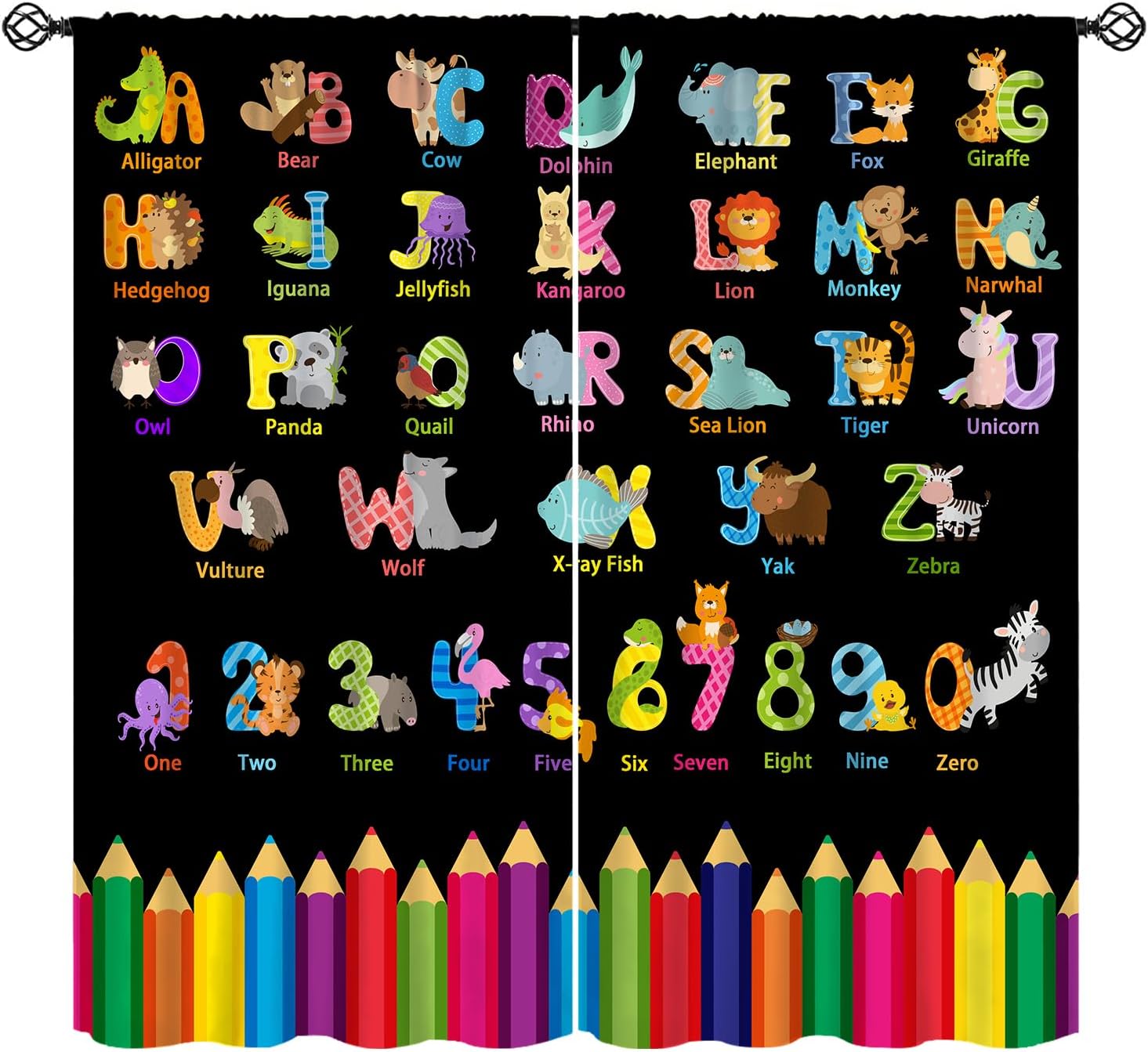 Cartoon ABC Alphabet Curtains, - огляд і ціна Kids Education Youtube