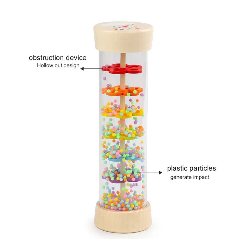 Rain Sound Tube Simulator Toy  - огляд і ціна Kids Education Youtube