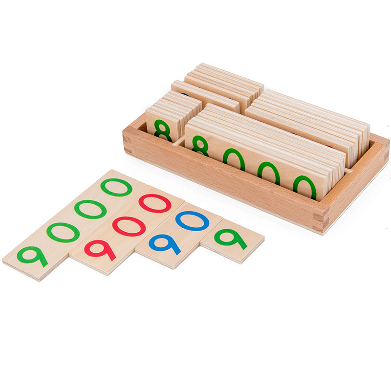 Wooden Numbers Card 1-9000 Mon - огляд і ціна Multiplication Table Mat