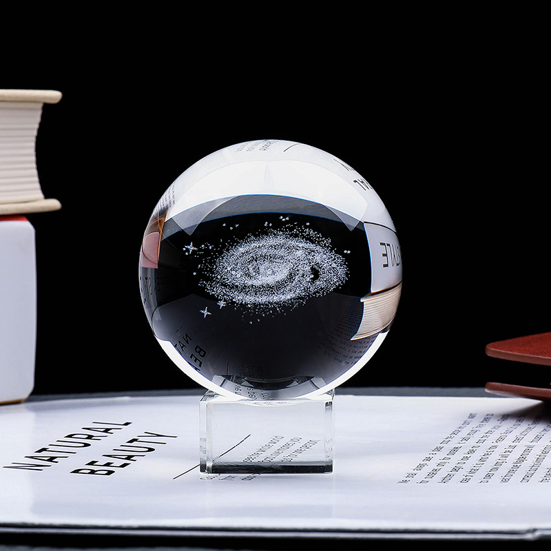 80mm Milky Way Galaxy Crystal  - огляд і ціна Solar System Model
