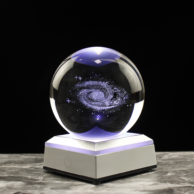 80mm Milky Way Galaxy Crystal  - огляд і ціна Solar System Model