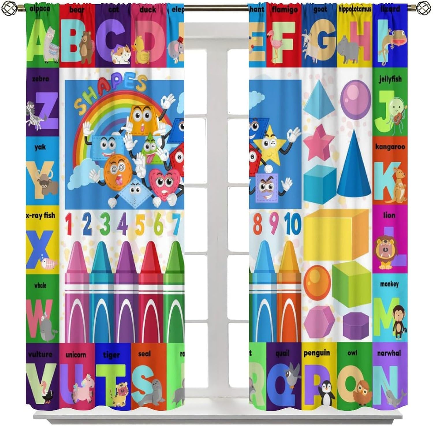 Colourful ABC Education Curtai - огляд і ціна Kids Education Youtube
