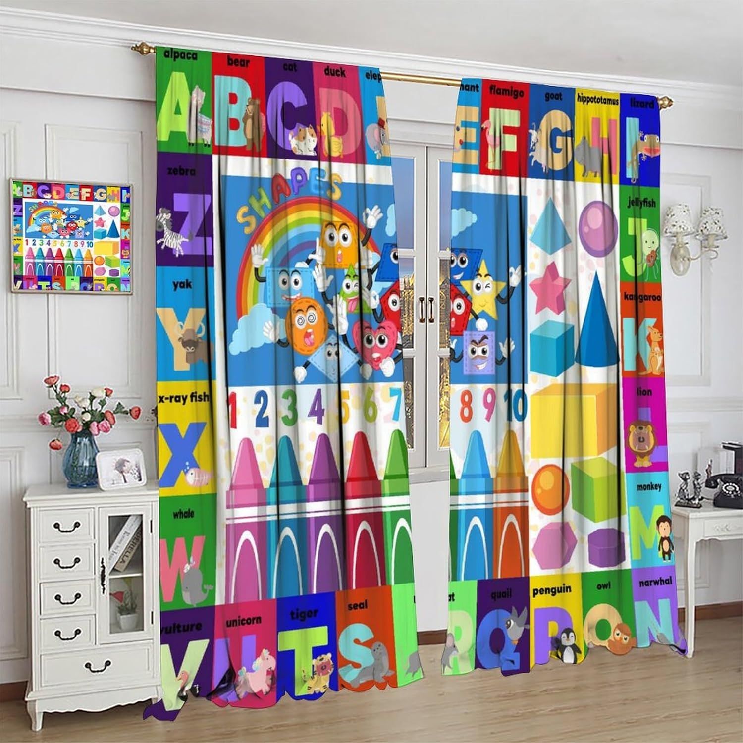 Colourful ABC Education Curtai - огляд і ціна Kids Education Youtube
