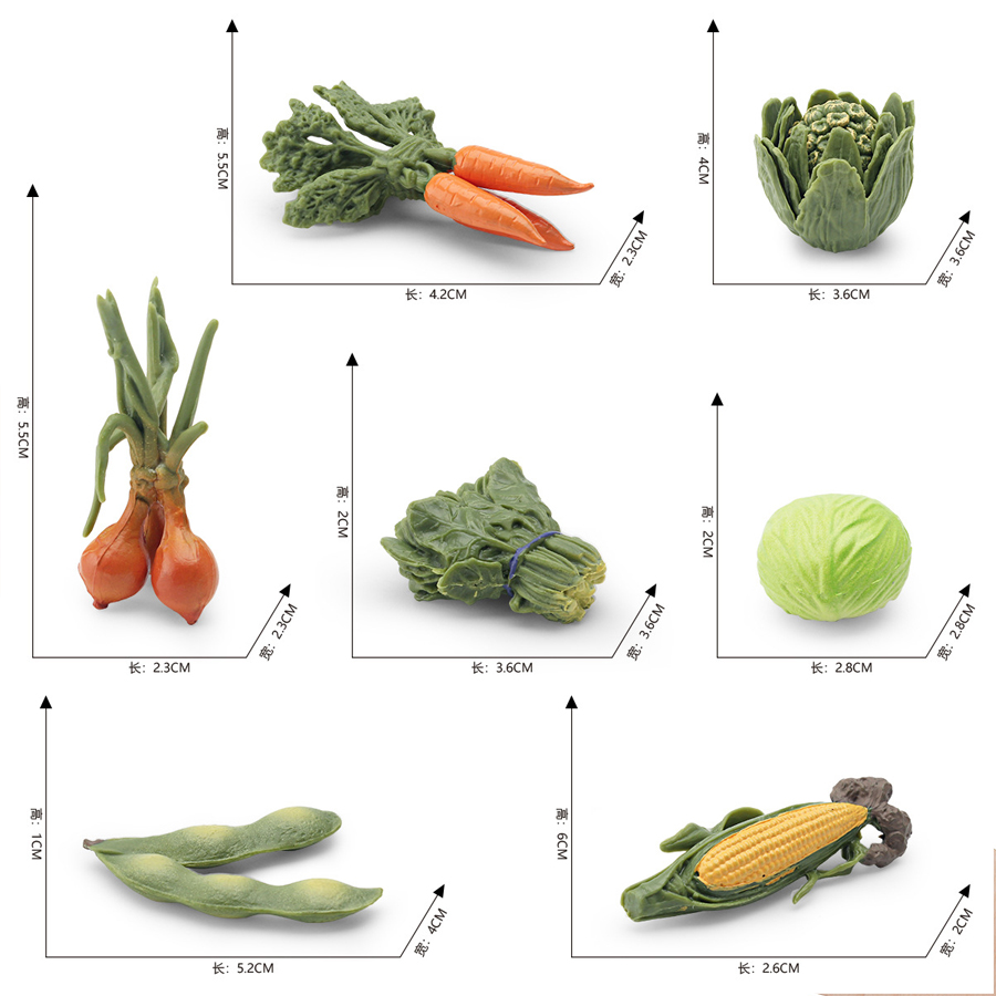 Realistic Vegetables Model Fig - огляд і ціна Kids Education Learning