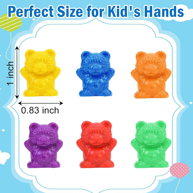 Counting Bears Matching Games  - огляд і ціна Montessori Shelf Toy