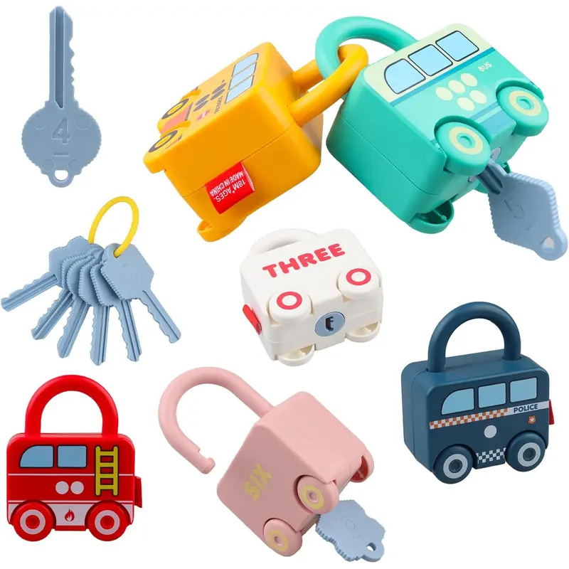 Educational Car Shaped Puzzle  - огляд і ціна Montessori Shelf Toy
