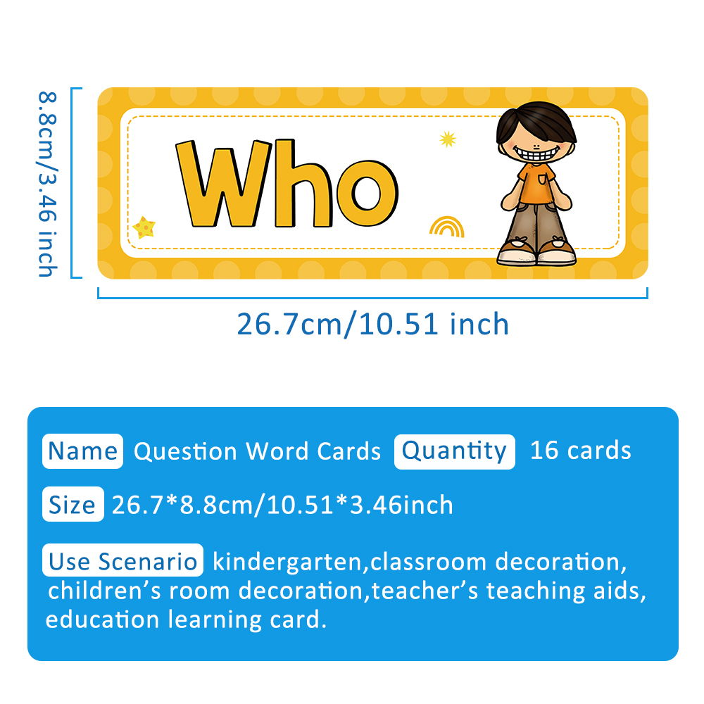 WH Question Words English Gram - огляд і ціна Kids Education Questions