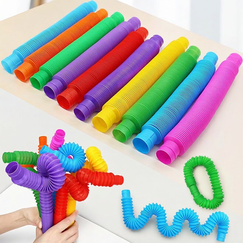 Color Pop Tubes Stretchable Te - огляд і ціна Kids Education Youtube