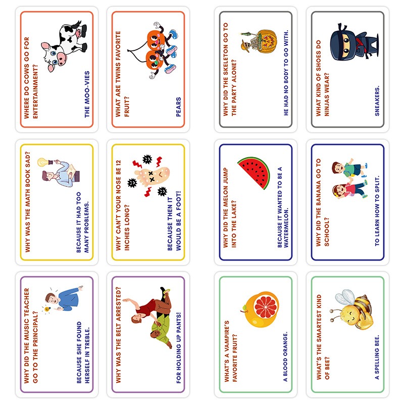 100 Lunchbox Jokes Cards Funny - огляд і ціна Kids Education Questions