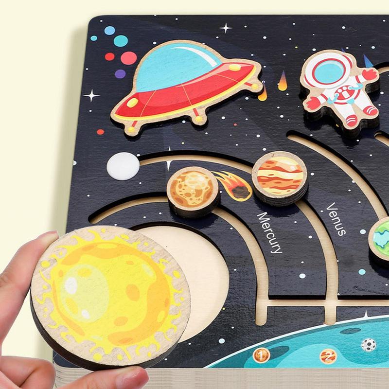 Solar System Model Board Woode - огляд і ціна Solar System Model