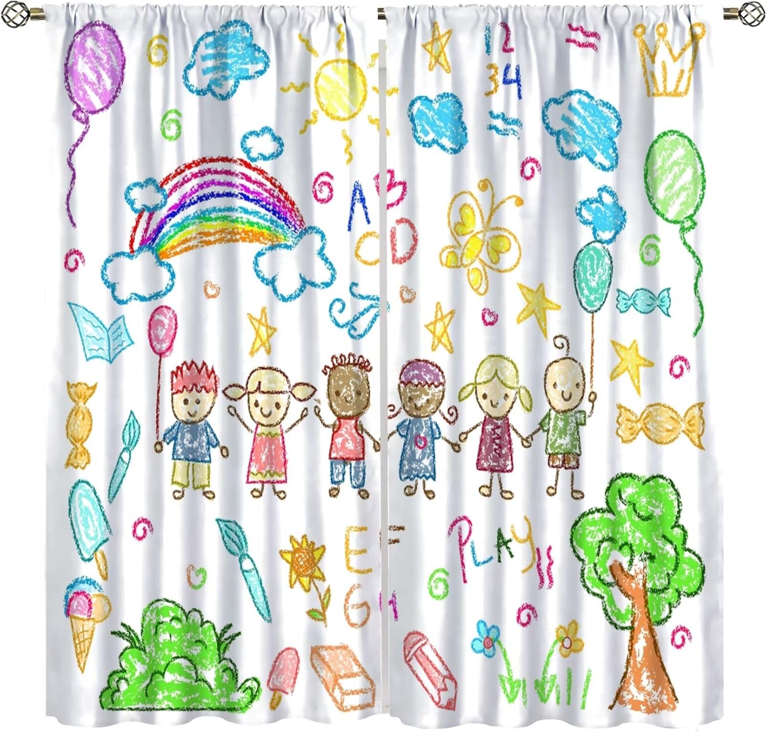 Educational Kids Study Curtain - огляд і ціна Kids Education Youtube