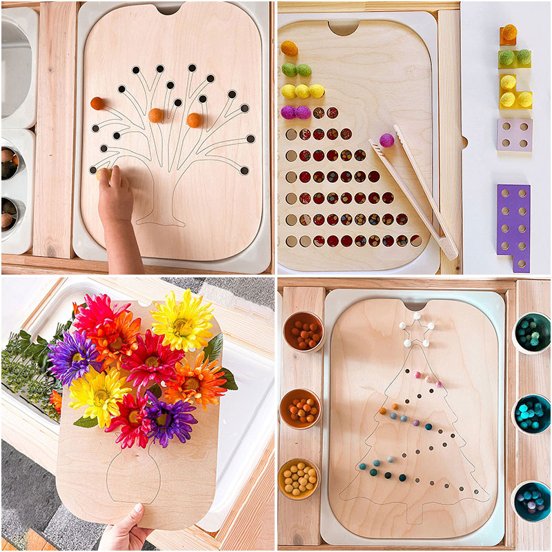Children Montessori Games Fine - огляд і ціна Montessori Shelf Toy